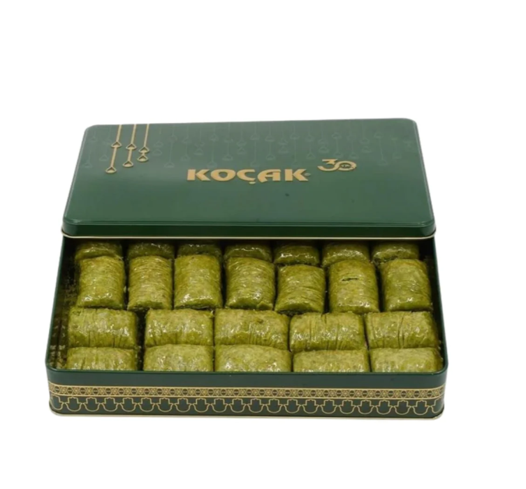 Koçak Gaziantep Pistachio Rolls Baklava Luxury Box