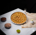 Koçak Famous Mussel Baklava Traditional Turkish Baklava on a Tray